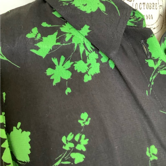 💚 Zara Semi-Sheer Floral Mini Dress 💚 - Picture 7 of 10